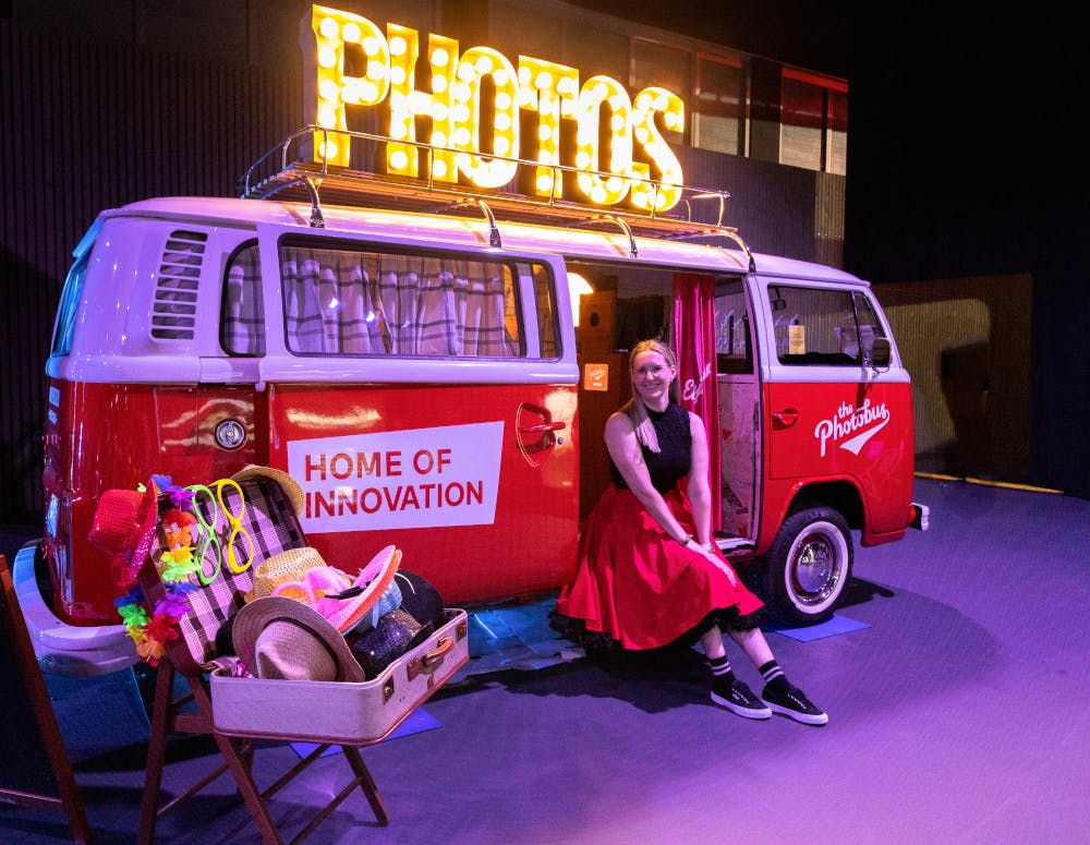 Home of Innovation photo bus at Startup Nights